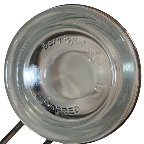 Set of 3, Bormioli Rocco Espresso Cups With Stainless Steel Handle 7.5” Oz - Picture 8 of 8